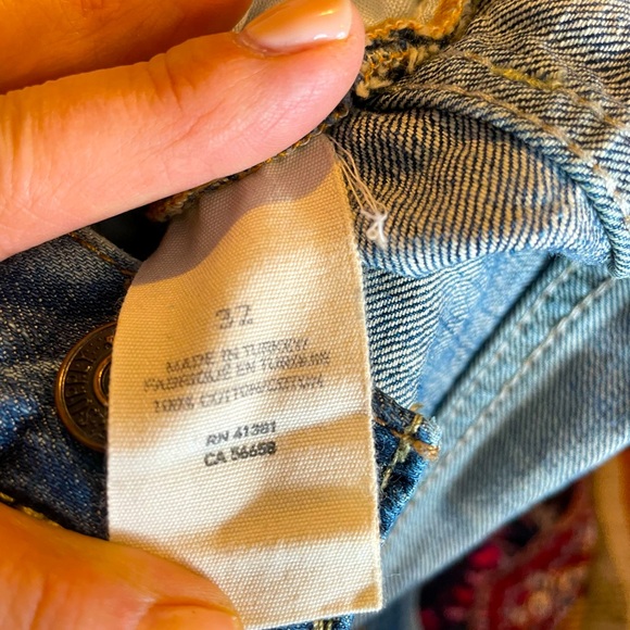 Calvin Klein boot cut jeans, size 31x32 dark wash, like new - Picture 10 of 10